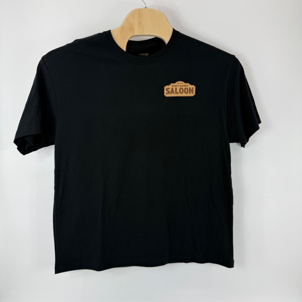 Birddogs Mens Wyatt Slurps Saloon Graphic T-Shirt Black XL Cotton Short Sleeve - Picture 3 of 8